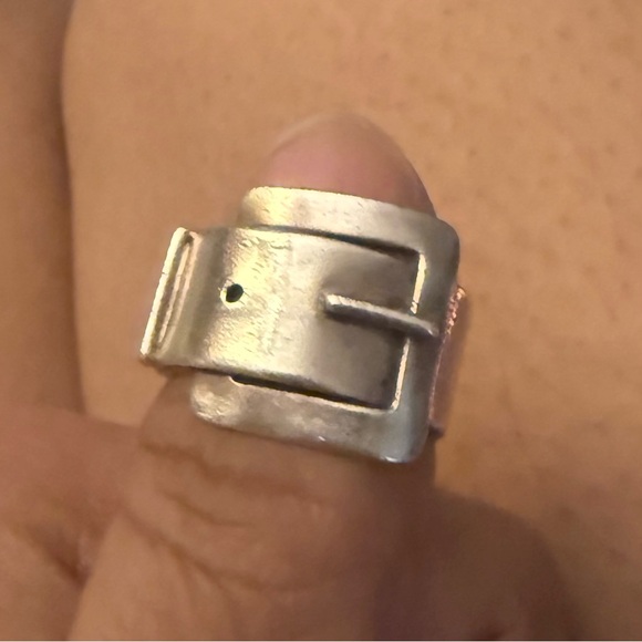Mexico 925 Silver Buckle Ring - Picture 7 of 8